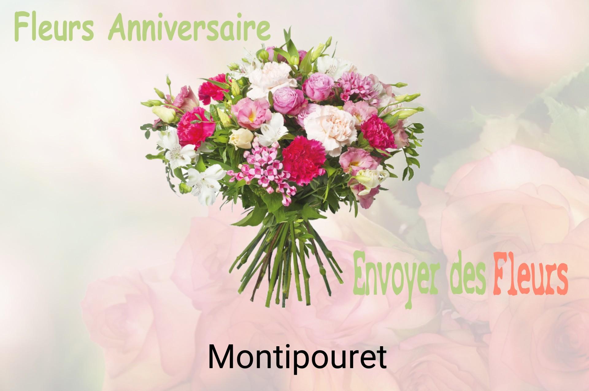 Bouquet de fleurs d’anniversaire livré à Montipouret