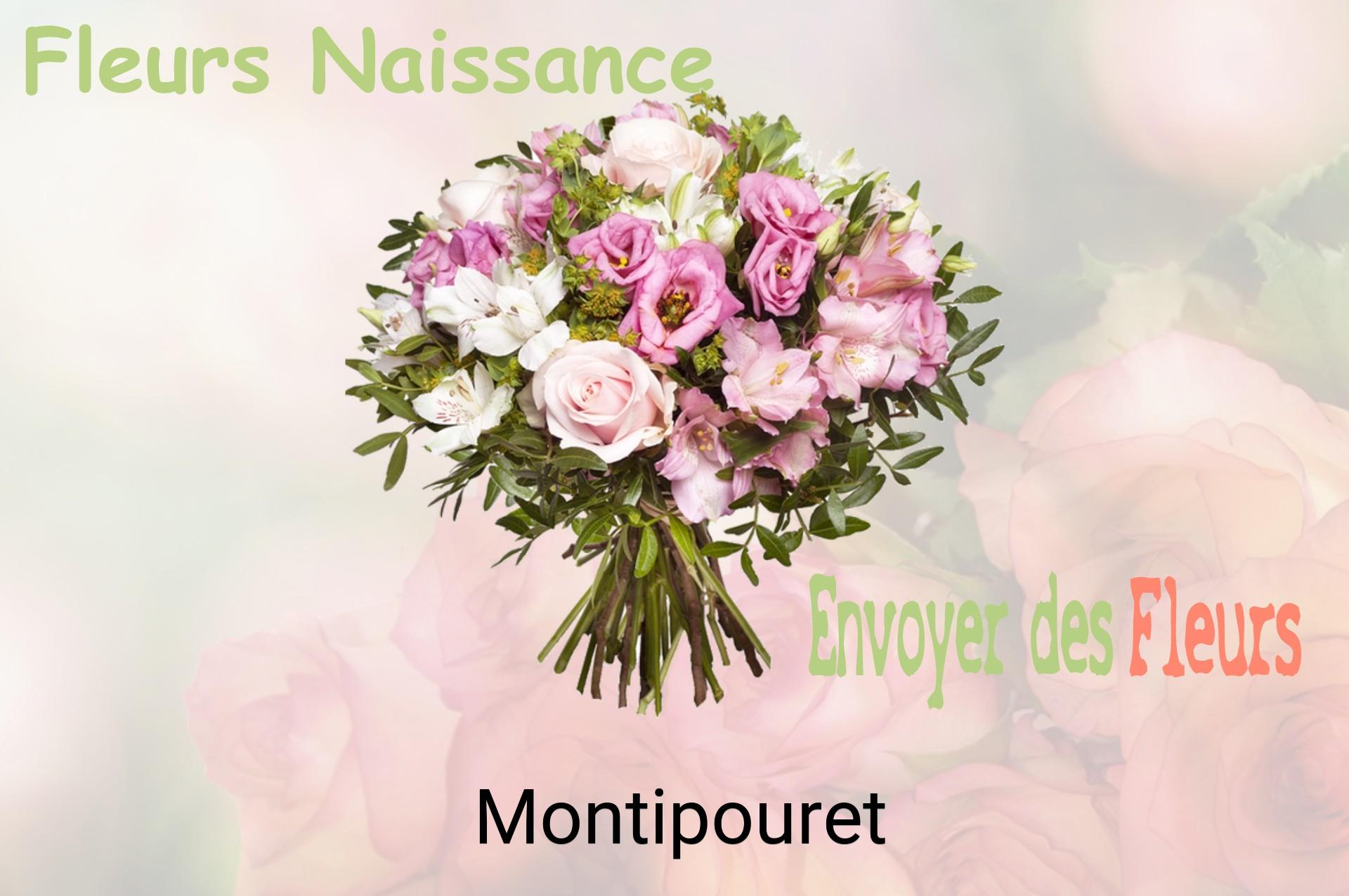 Bouquet de fleurs de naissance livré à Montipouret